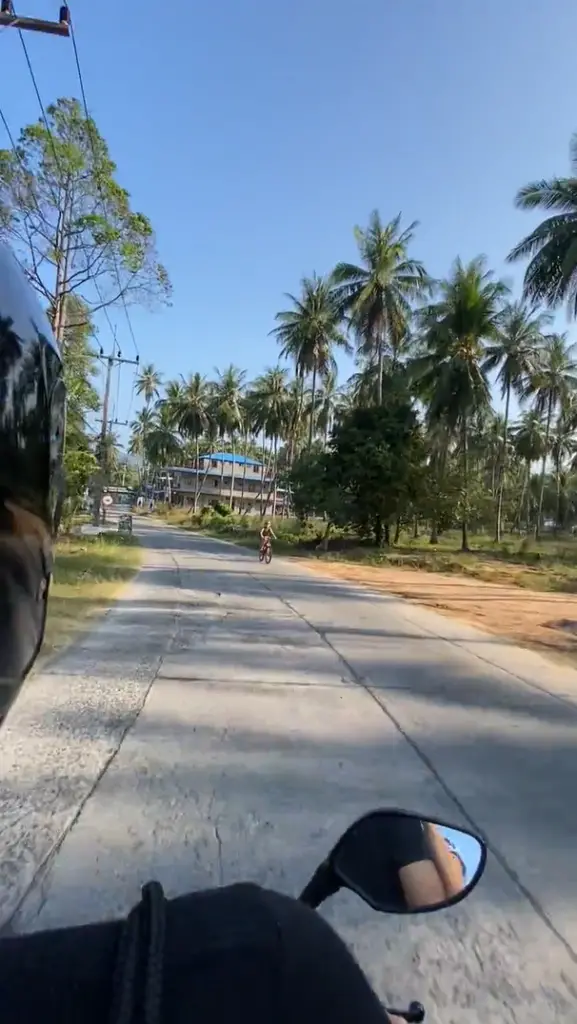 riding motorbike